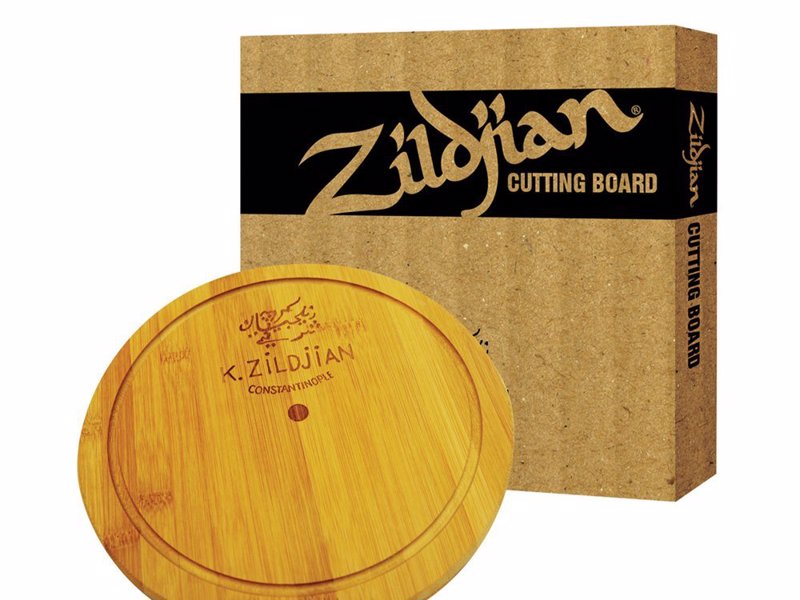 Zildjian Cymbal Cutting Board - An official kitchen chopping board made by one of the worlds leading cymbal brands