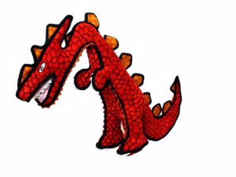 Tuffy Destructosaurus Dog Toy - Do you have a destructive doggy? The Destructosaurus Dog Toy can cope