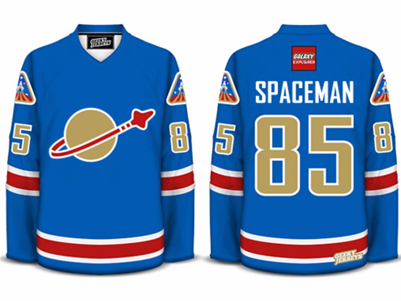 Geeky Jerseys - Unique custom made hockey jerseys covering a wide range of geeky pop culture themes