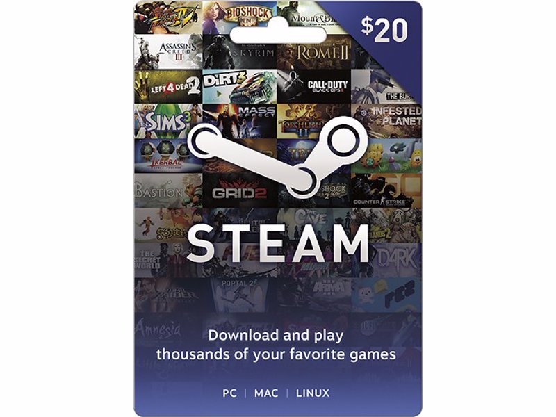 Steam Gift Cards - Giving a game of their choice is a surefire way to please a gamer