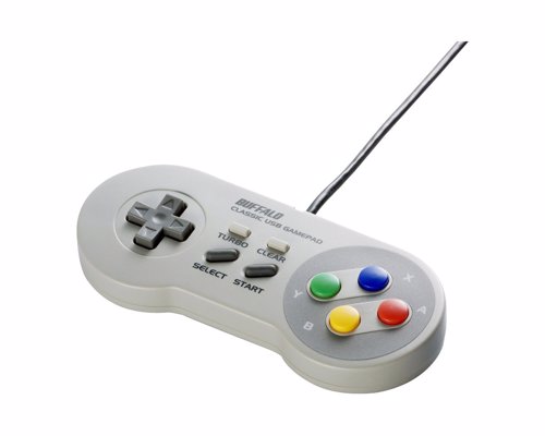 Retro Super Nintendo USB Gamepad - A perfect replication of the original SNES classic, great for retro gaming on PCs, Laptops and Raspberry PI's