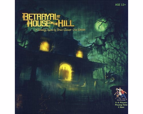 Betrayal At House On The Hill - Haunted-house horror boardgame complete with classic plot twists