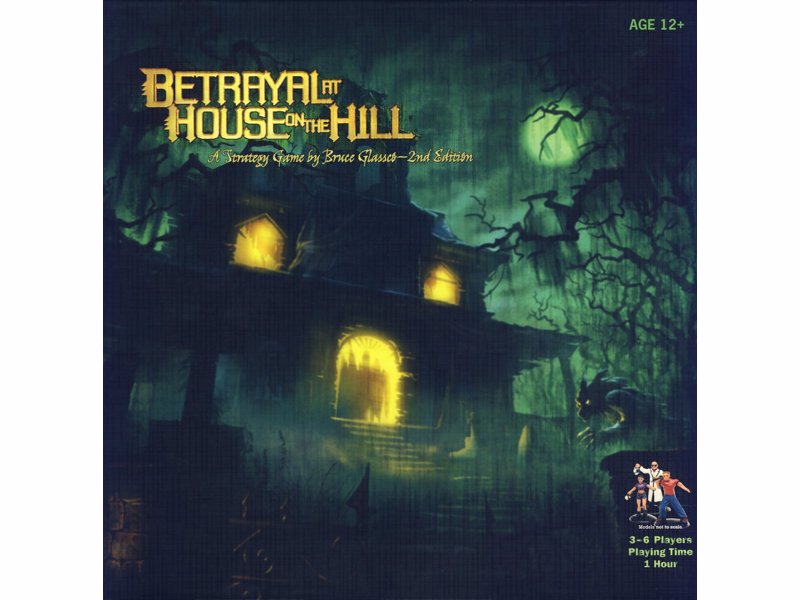 Betrayal At House On The Hill - Haunted-house horror boardgame complete with classic plot twists