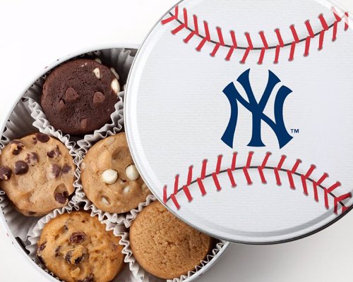 Mrs. Fields Major League Baseball™ cookies - Cookies and tins featuring Major League Baseball team logos, yum!