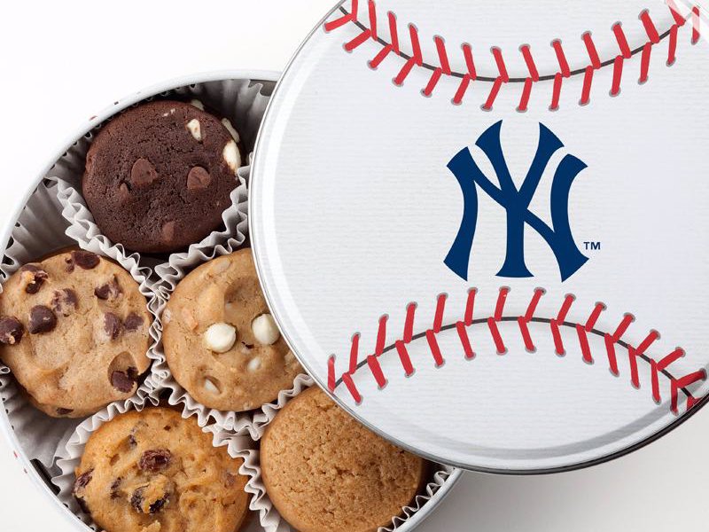 Mrs. Fields Major League Baseball™ cookies - Cookies and tins featuring Major League Baseball team logos, yum!