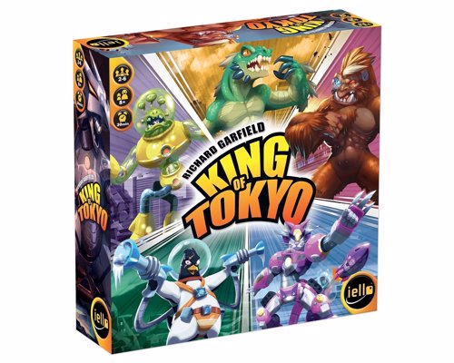 King of Tokyo - Become a giant monster and fight to become King of Tokyo in this Yahtzee-like cards and dice game with broad appeal