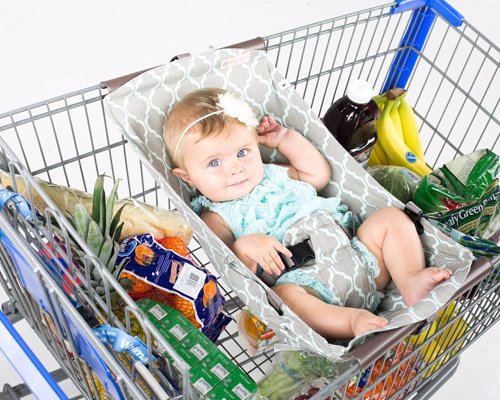 Binxy Baby Shopping Cart Hammock - Never again do parents have to deal with the hassle of hauling their clunky car seats in the shopping cart with them to the store