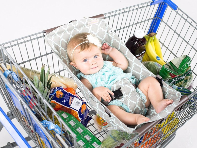 Binxy Baby Shopping Cart Hammock - Never again do parents have to deal with the hassle of hauling their clunky car seats in the shopping cart with them to the store