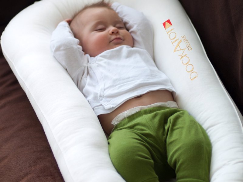 DockATot Deluxe Dock - The All in One Baby Lounger, Sleep Positioner, Portable Crib and Bassinet - Perfect for Co Sleeping
