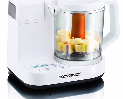 Baby Brezza Food Maker - This awesome glass baby food maker brings healthy, homemade baby food to your table in just minutes