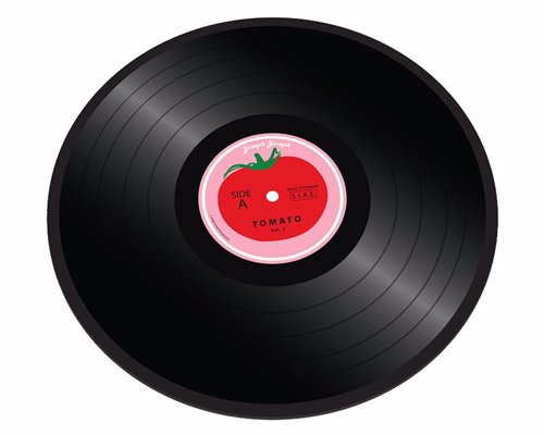 Joseph Joseph Vinyl Record Chopping Board - Retro record design worktop saver, great for music fans