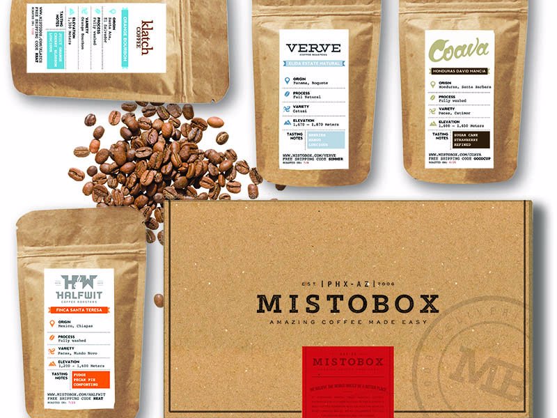 MistoBox Gourmet Coffee Subscription Expertly Chosen Gifts