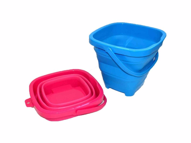 Packable Pails - Collapsible bucket with shovel perfect for the suitcase 