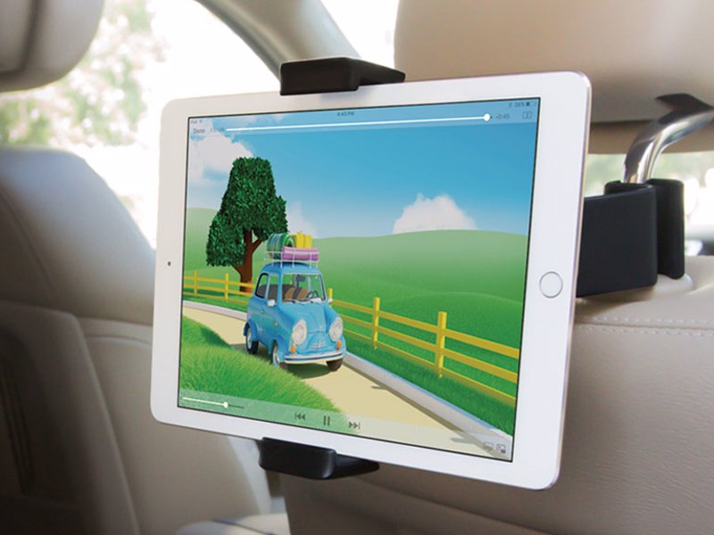 Kenu Airvue Car Tablet Mount - Keep the kids entertained with this well designed, versatile car headphone mount for tablets