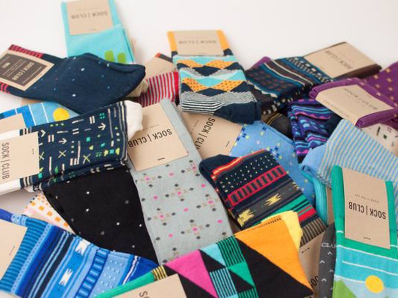 Sock Club Subscription - Stylish American made socks delivered to your door once a month