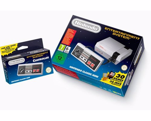 Nintendo NES Classic Mini - Official Nintendo mini-replica of the original NES complete with HDMI compatibility and 30 of the very best games including Mario, Zelda, Donkey Kong and Kirby