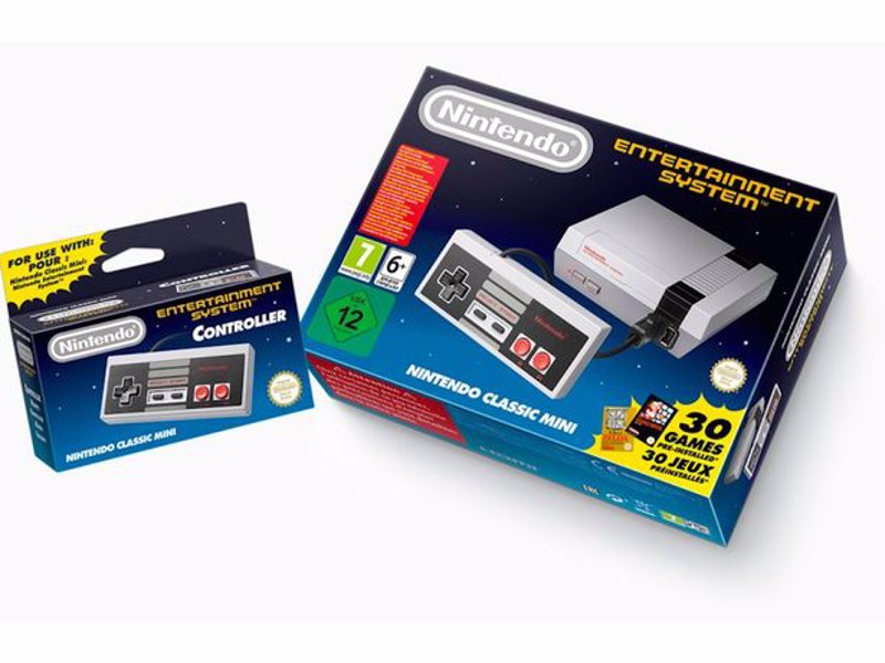 Nintendo NES Classic Mini - Official Nintendo mini-replica of the original NES complete with HDMI compatibility and 30 of the very best games including Mario, Zelda, Donkey Kong and Kirby