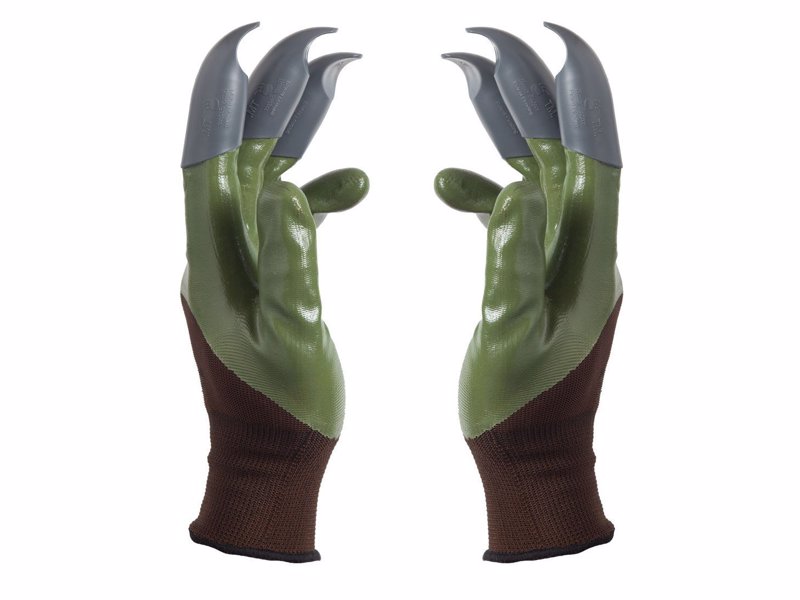 Honey Badger Garden Gloves - Digging and planting gloves that prevent worn out finger tips and broken nails