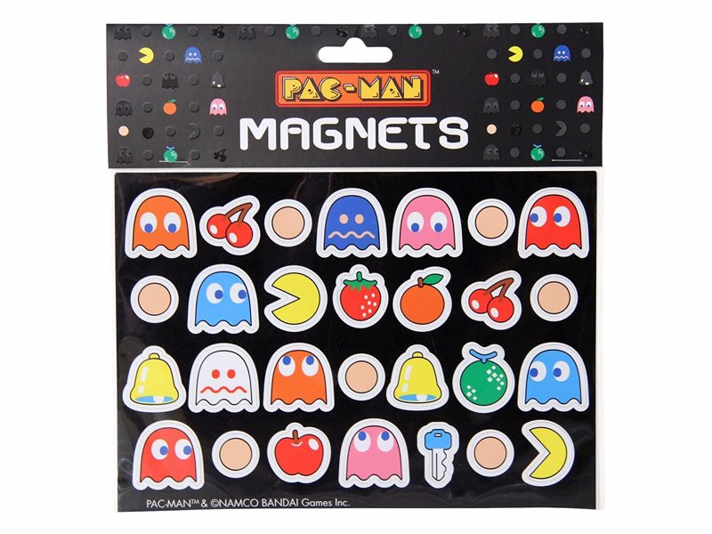 Pac-Man Magnets - Cute little Pac-Man magnets for your fridge or locker