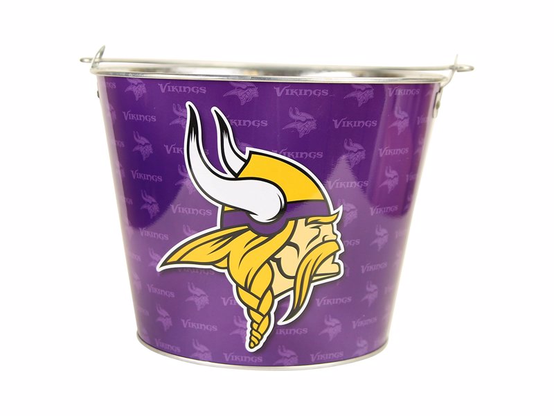 NFL Team Beer Bucket - These beer buckets hold six beers with ice, but also work well as a gift basket for a sports fan