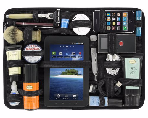 Grid-It Travel Organizer - A neat and versatile way to organize your gadgets and personal items when travelling, no more losing small items in countless pockets