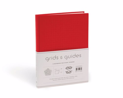 Grids & Guides: A Notebook for Visual Thinkers - Deluxe notebook of varied graph paper designs interspersed with engaging charts and infographics