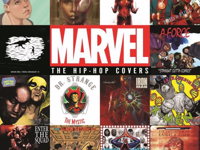 Marvel: The Hip-Hop Covers - A collection of comic book and hip-hop mashups replicate iconic album covers with your favorite superheroes