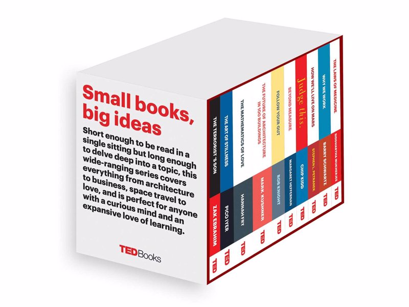 TED Books Box Set: The Completist - Long enough to explore a powerful idea but short enough to read in a single sitting, TED Books pick up where TED Talks leave off