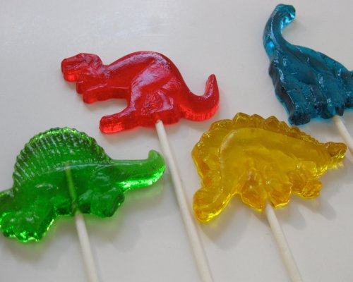 Dinosaur Lollipops - A sweet little gift for dinosaur lovers