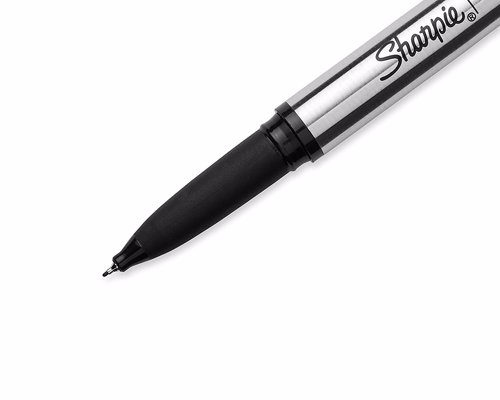 Sharpie: Stainless Steel Fine Point Permanent Marker - Premium refillable version of the classic sharpie