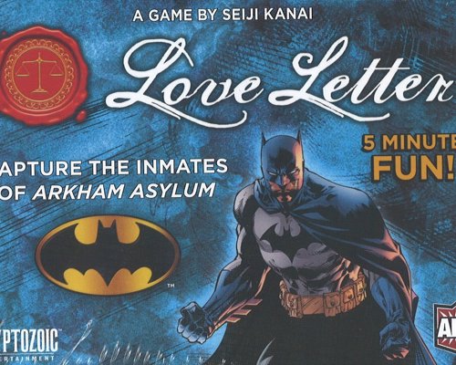 Love Letter Batman Edition Card Game - Quick and simple card game based on the award-winning Love Letter game, but with a Batman theme and amazing comic book artwork
