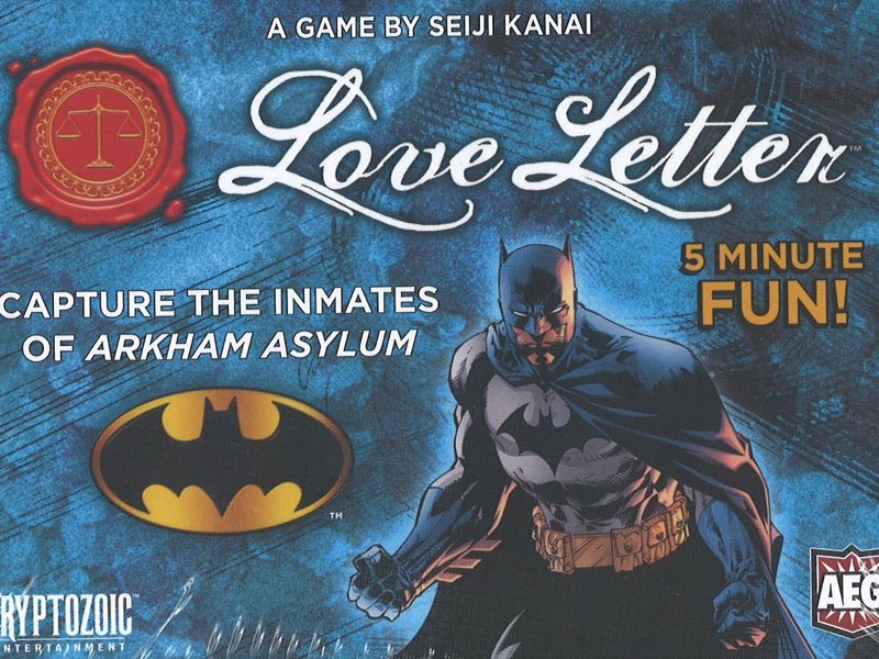 Love Letter Batman Edition Card Game - Quick and simple card game based on the award-winning Love Letter game, but with a Batman theme and amazing comic book artwork