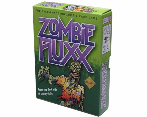 Zombie Fluxx - Zombie themed edition of the card game where the rules change as you play, a short fun game filled with horror and humor