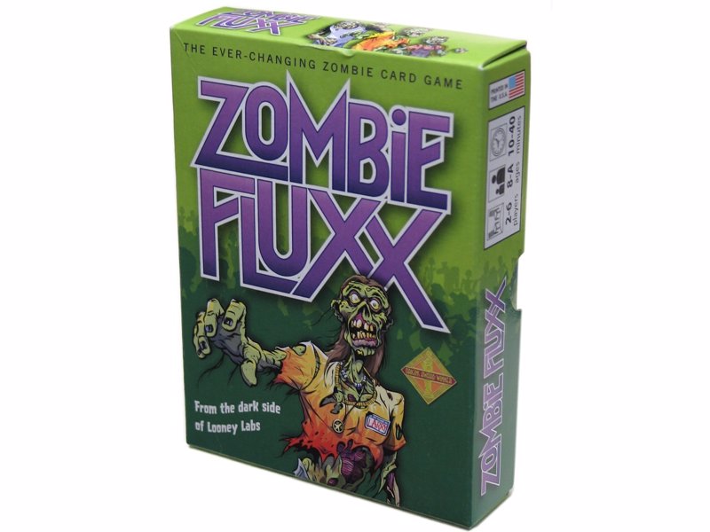 Zombie Fluxx - Zombie themed edition of the card game where the rules change as you play, a short fun game filled with horror and humor