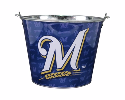 MLB Team Beer Bucket - These beer buckets hold six beers with ice, but also work well as a gift basket for a sports fan
