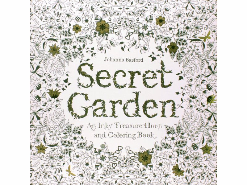 Secret Garden - An Inky Treasure Hunt and Coloring Book