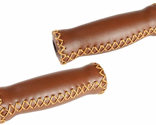 Velo Vinyl Leather Grips - Upgrade the look on your cruiser or urban steed with these cool vintage look grips