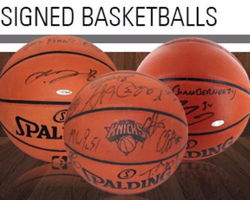 Signed Basketball Memorabilia - Basketballs, sneakers, floor pieces, jerseys, and photographs signed by your favourite players