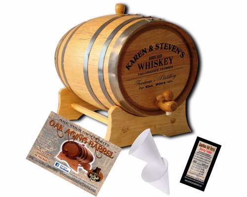Personalized American Oak Aging Barrel - Age your own whiskey at home