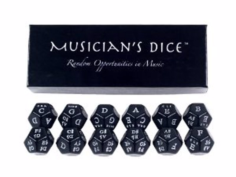 Musician's Dice - Creative tool great for composition ideas, improvisation, and study