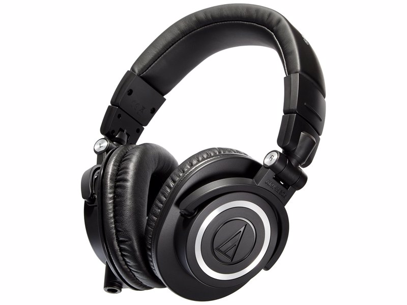 Audio-Technica ATH-M50x Professional Studio Monitor Headphones - Headphones perfect for use in the studio