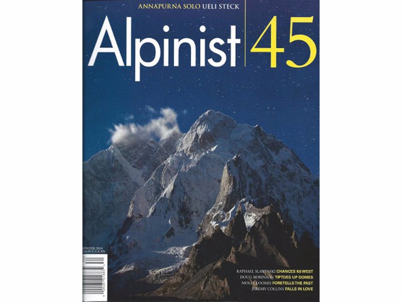 Alpinist Magazine - Alpinist magazine is an archival-quality publication dedicated to the world of adventure climbing.