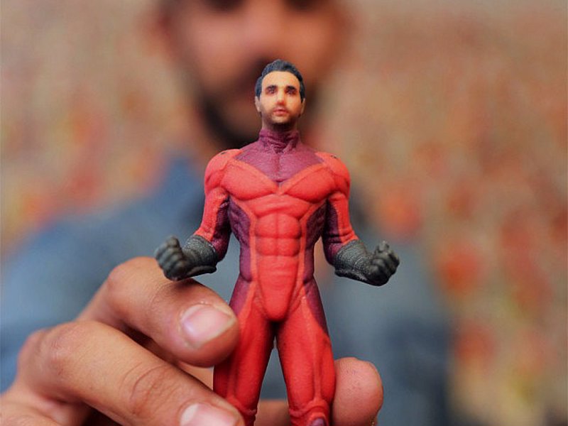 Personalized Superhero Figurine - Transform yourself or someone else into a legendary crime fighter with these personalized superhero figurines.