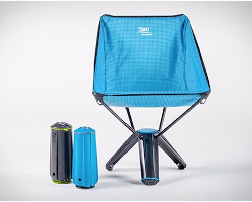 Foldable Camping Chair - Folds down into its own base, perfect for camping trips and festivals