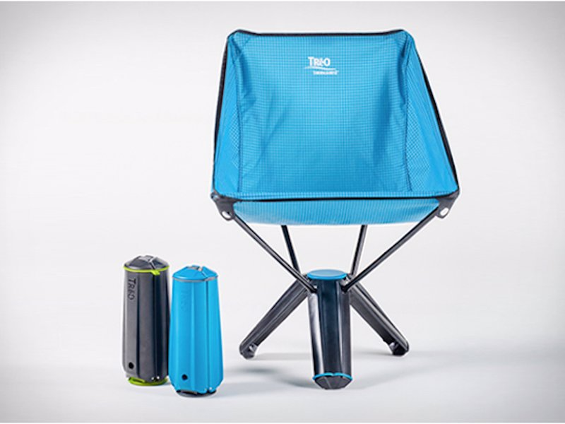 Foldable Camping Chair - Folds down into its own base, perfect for camping trips and festivals
