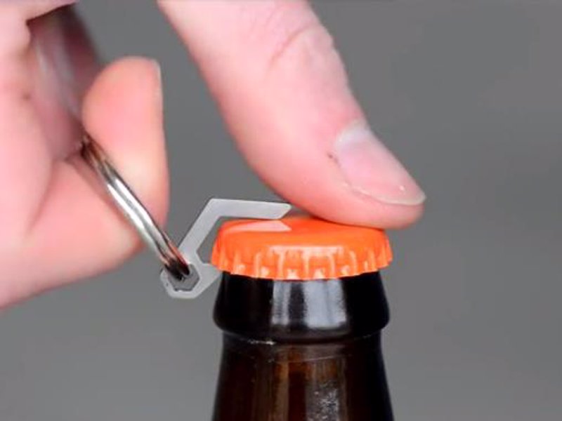 The World's Smallest Bottle Opener - Be the hero ready with a bottle opener, any time, anywhere