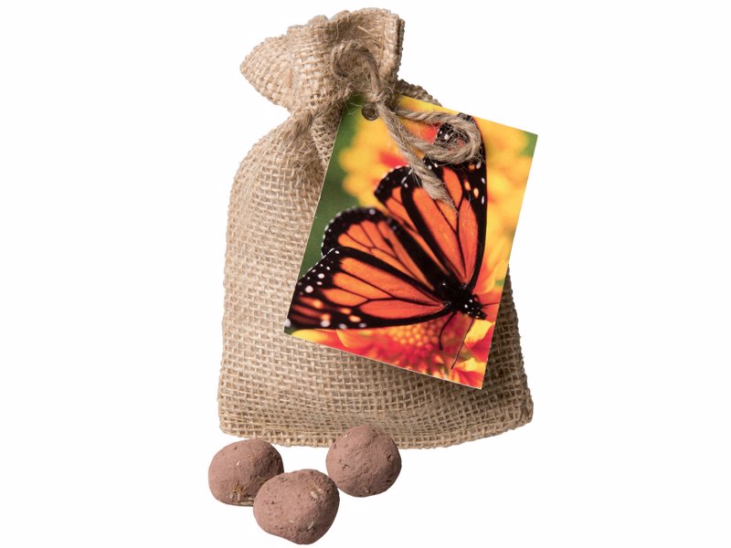 Monarch Butterfly Seed Balls - Support monarch butterflies - if you can throw, you can grow!