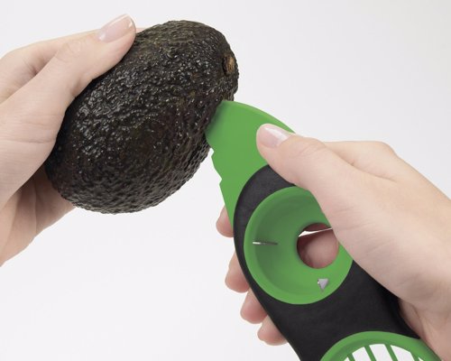3-in-1 Avocado Slicer - Split, pit, slice and scoop avocados safely and effectively with the oxo good grips 3-in-1 avocado tool