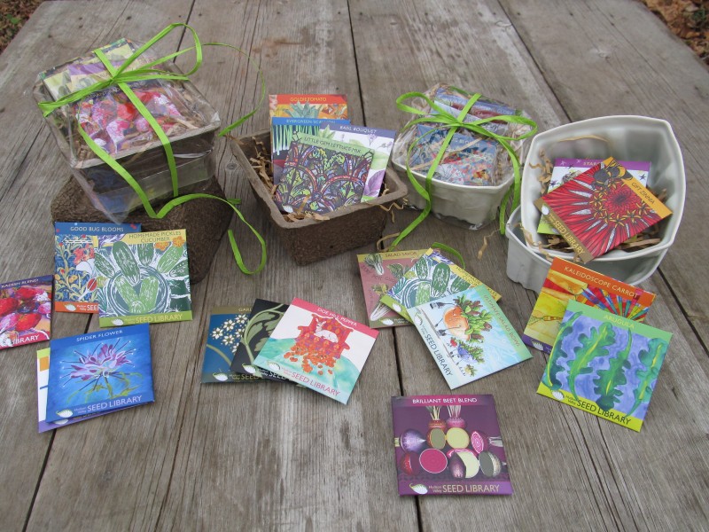 Hudson Valley Seed Art Packs - Heirloom and open-pollinated seed packs with unique artwork