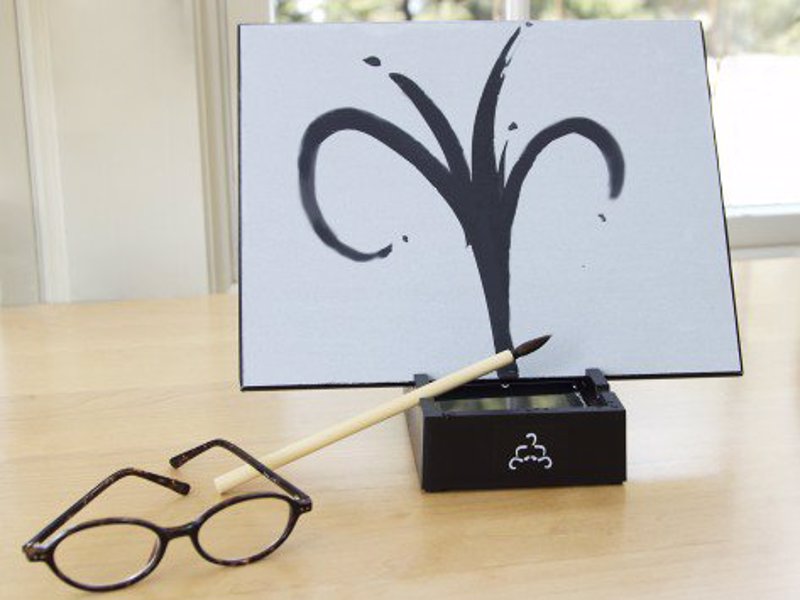 Buddha Board - The Temporary Drawing Board - Like an Etch-a-Sketch that you paint with water, as the water dries the image fades, ready for your next creation